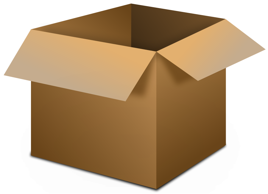 This is an image of an ordinary cardboard box. It's purpose is to represent materials used in shipping preparation.